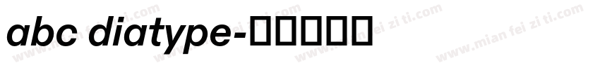 abc diatype字体转换